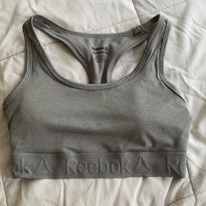 Reebok sports bra XS Gray